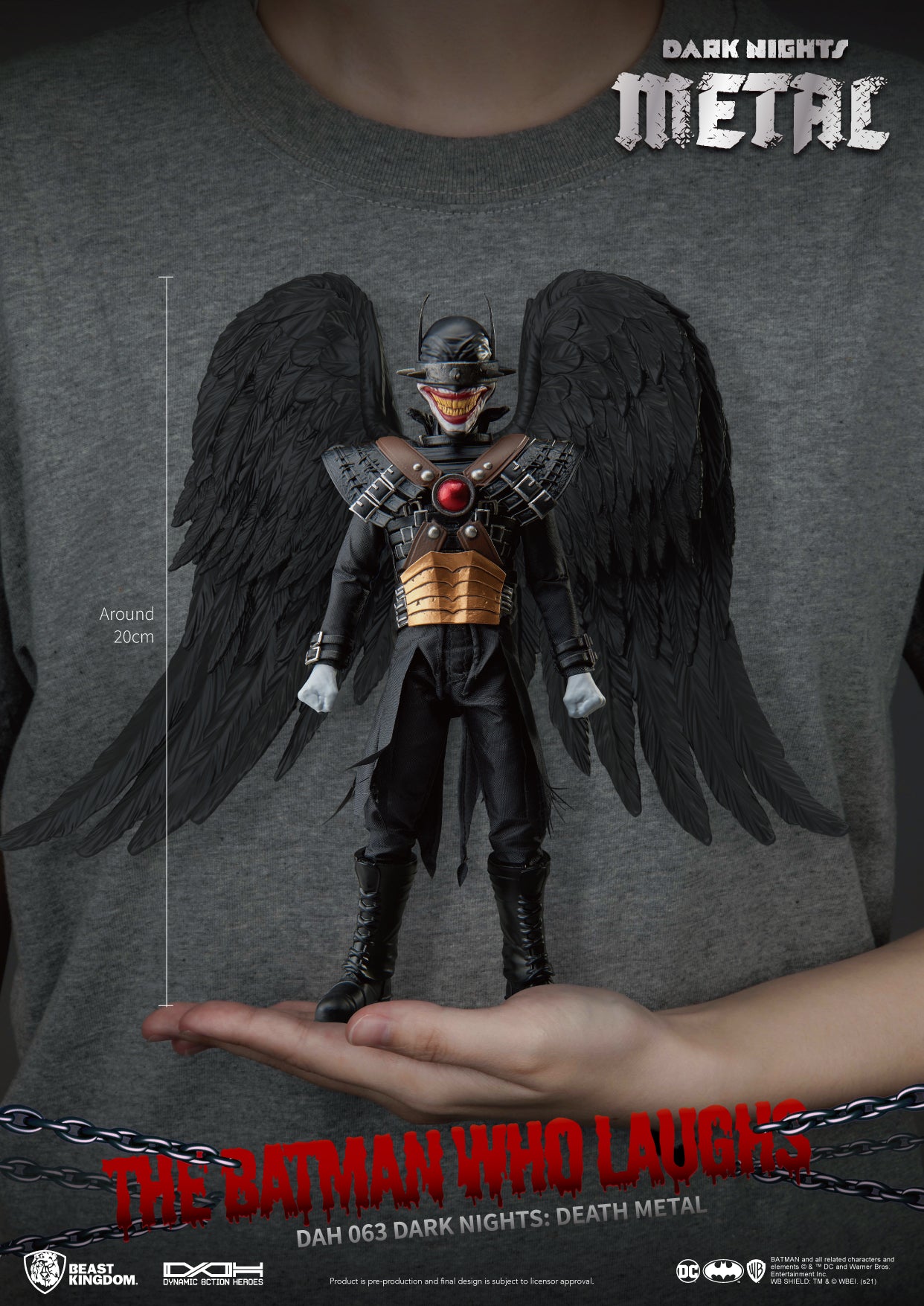 PRE-ORDER Dynamic 8action Heroes - Dark Nights: Death Metal - The Batman Who Laughs