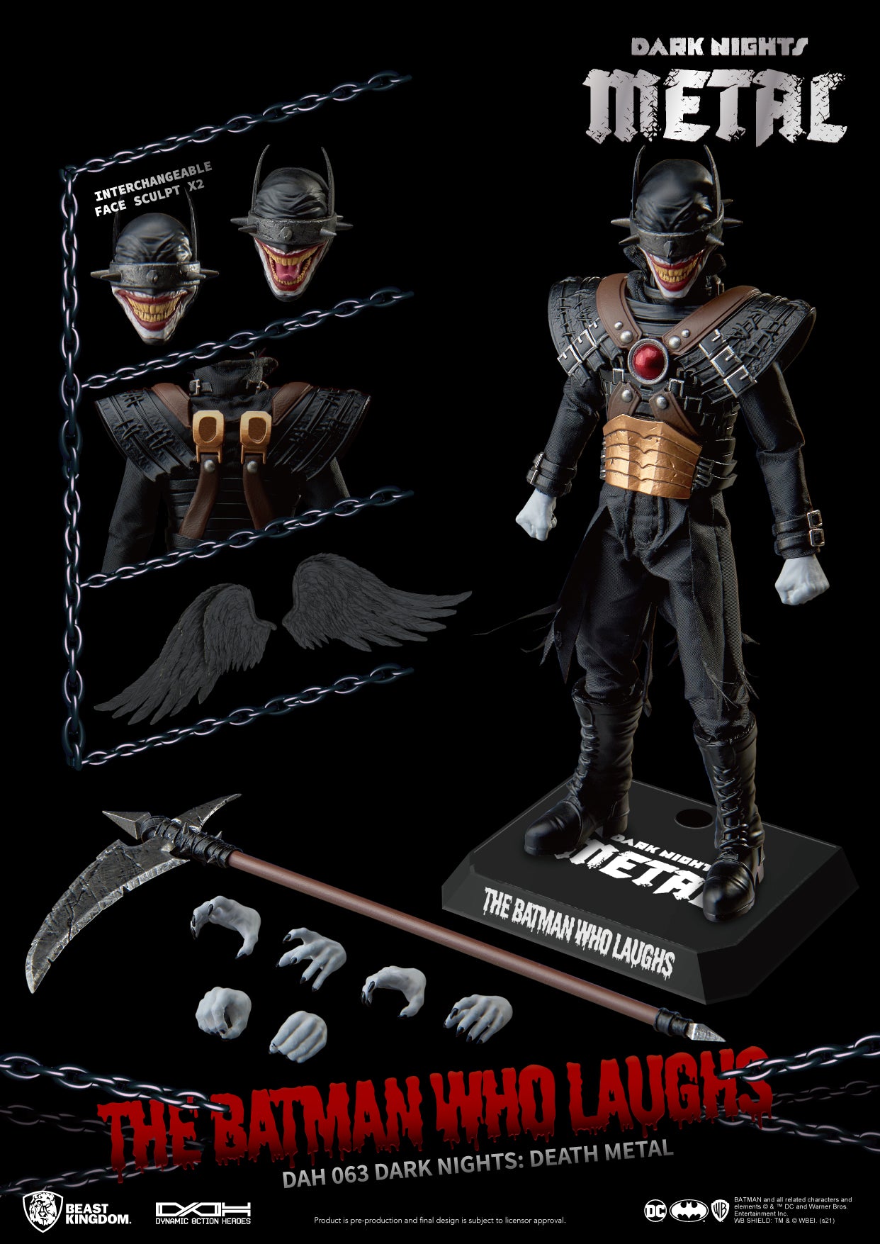 PRE-ORDER Dynamic 8action Heroes - Dark Nights: Death Metal - The Batman Who Laughs