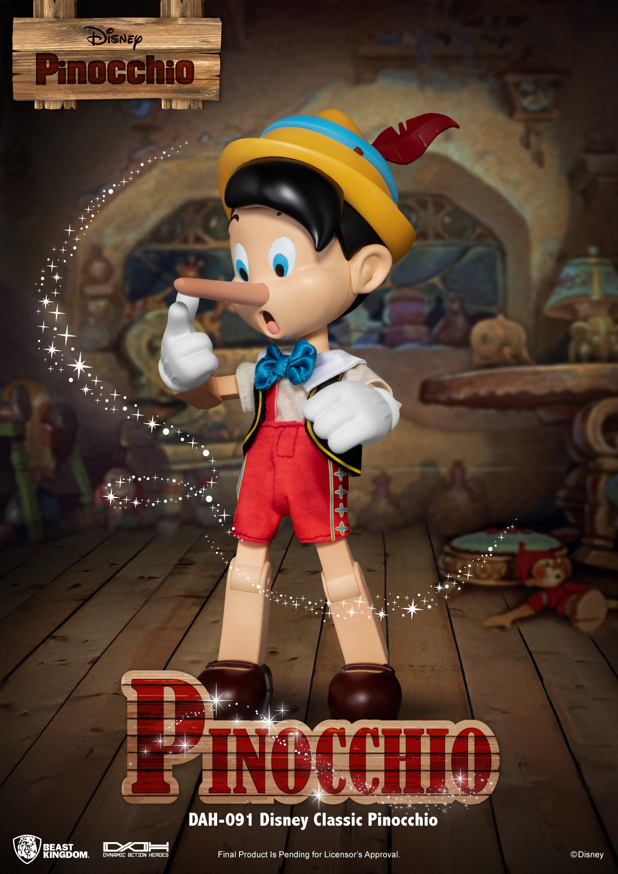 PRE-ORDER Dynamic 8action Heroes - Pinocchio