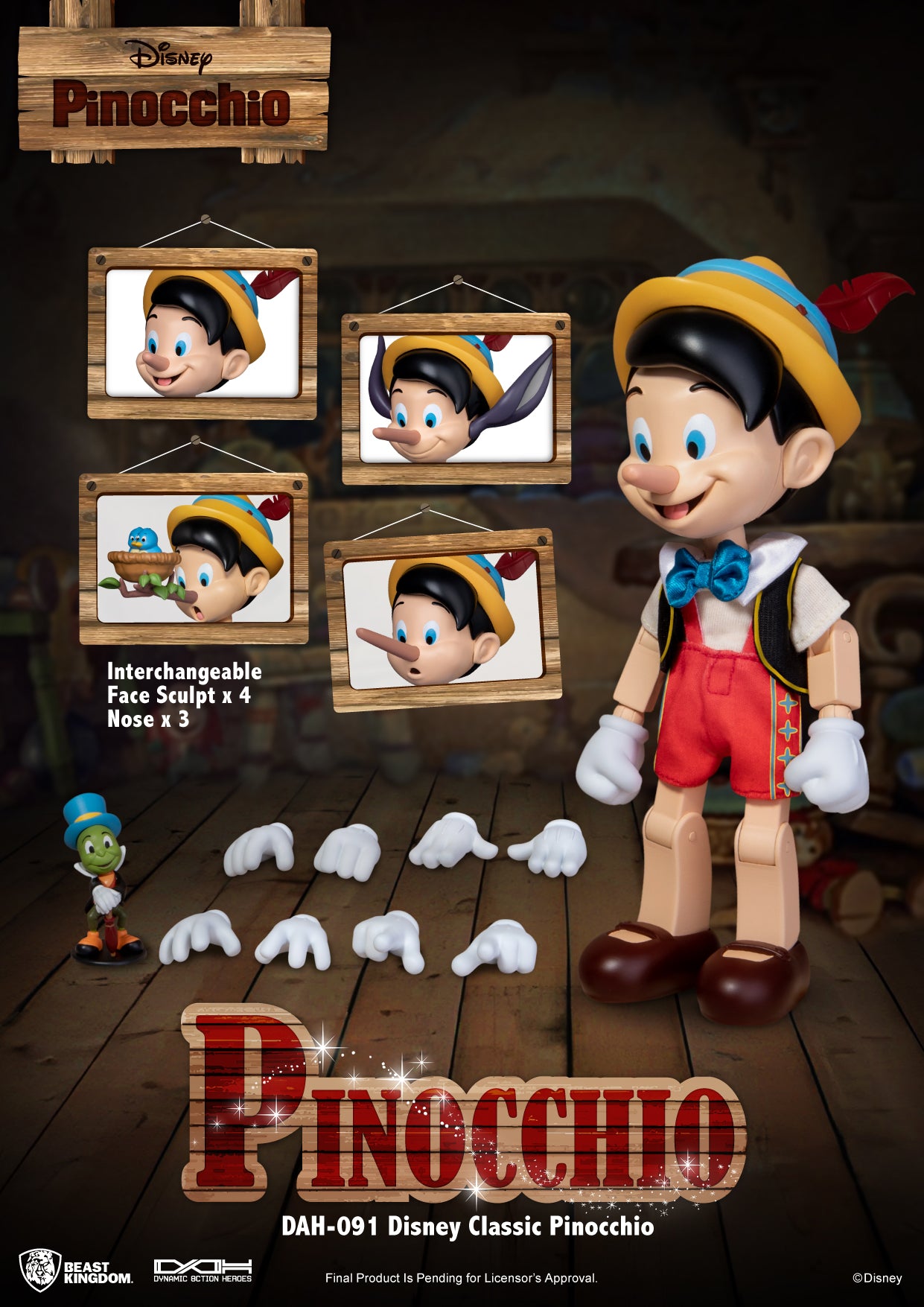 PRE-ORDER Dynamic 8action Heroes - Pinocchio