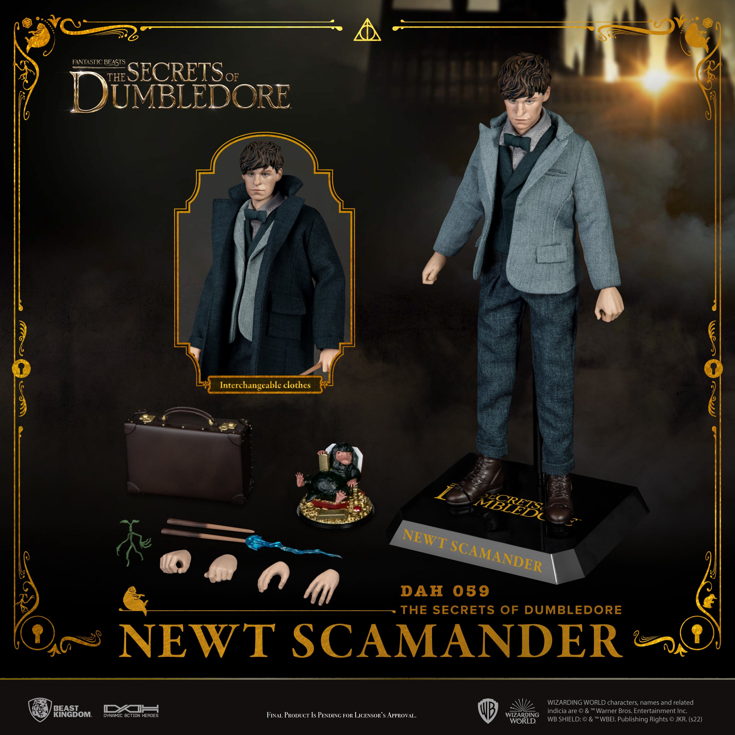 PRE-ORDER Dynamic 8action Heroes - The Secrets of Dumbledore - Newt Scamander