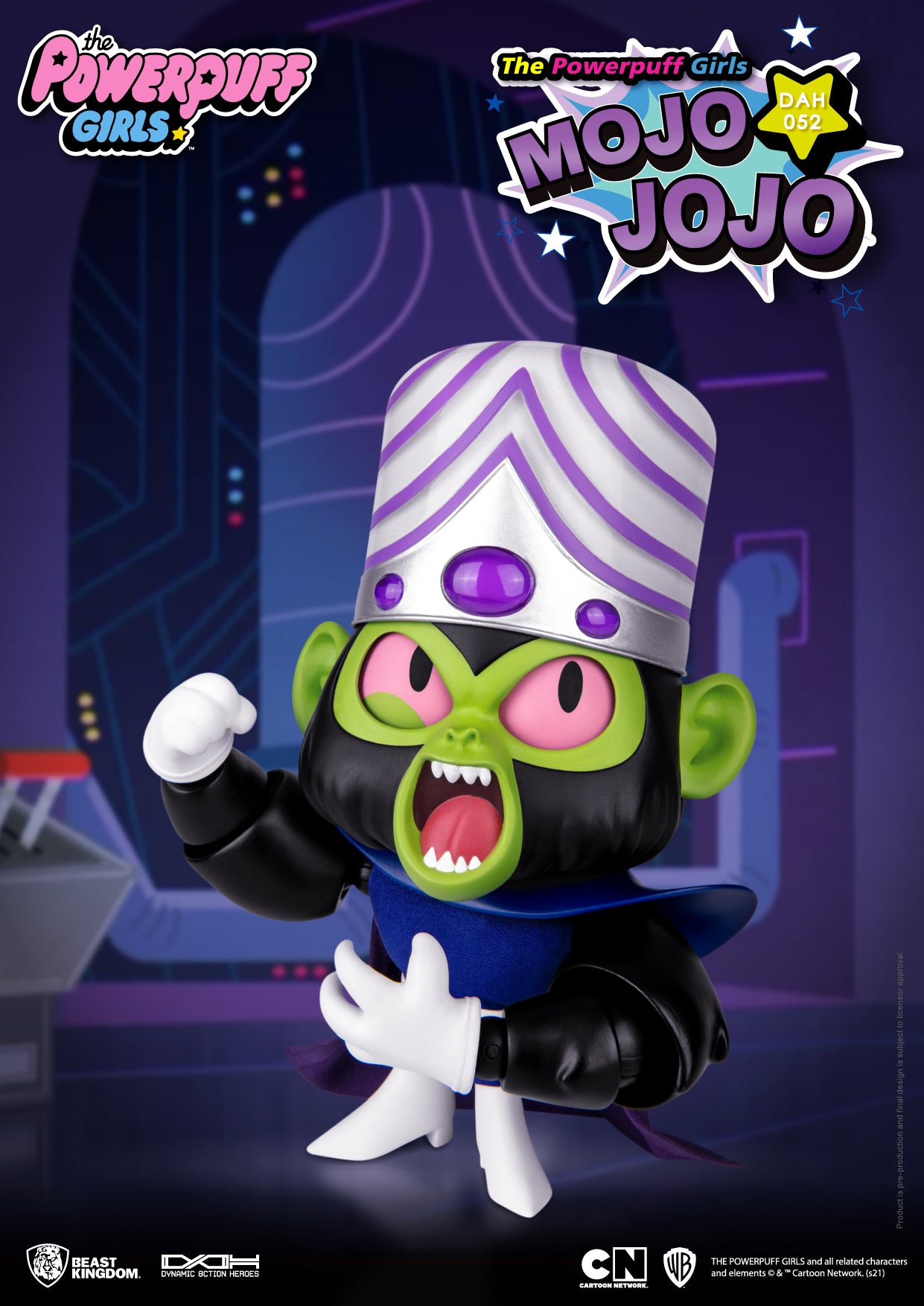 PRE-ORDER Dynamic 8action Heroes - Powerpuff Girls - Mojo Jojo