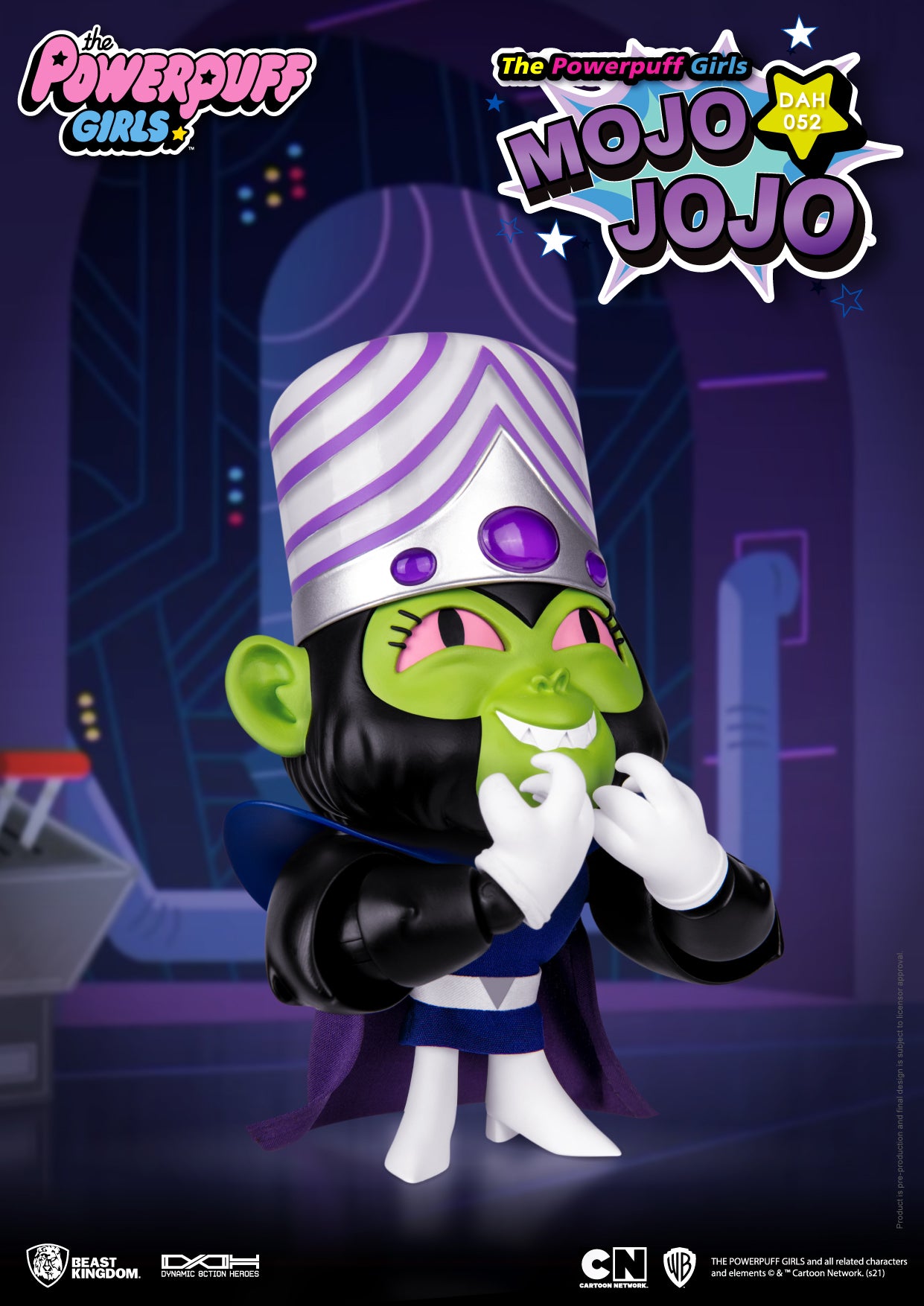PRE-ORDER Dynamic 8action Heroes - Powerpuff Girls - Mojo Jojo