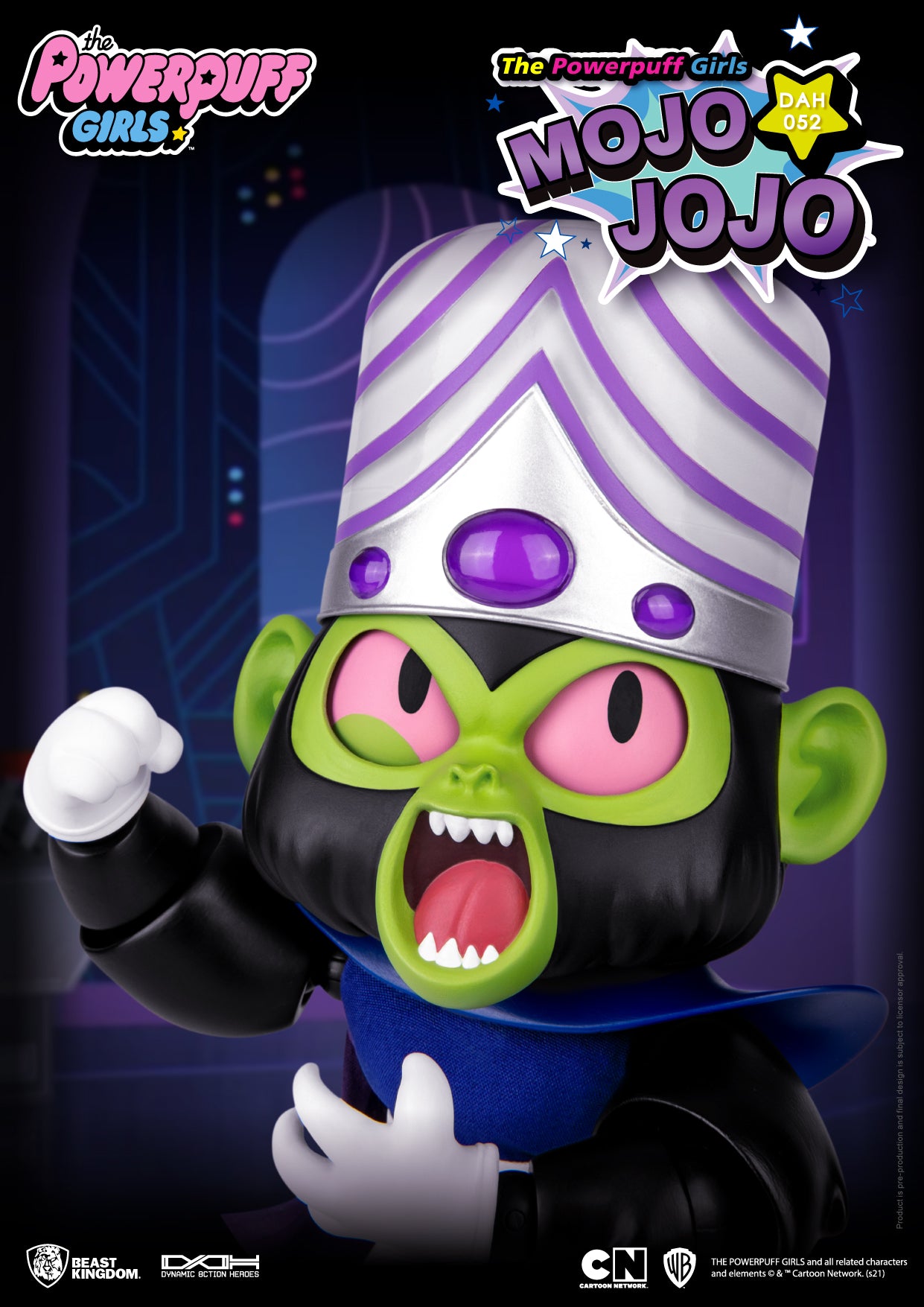 PRE-ORDER Dynamic 8action Heroes - Powerpuff Girls - Mojo Jojo