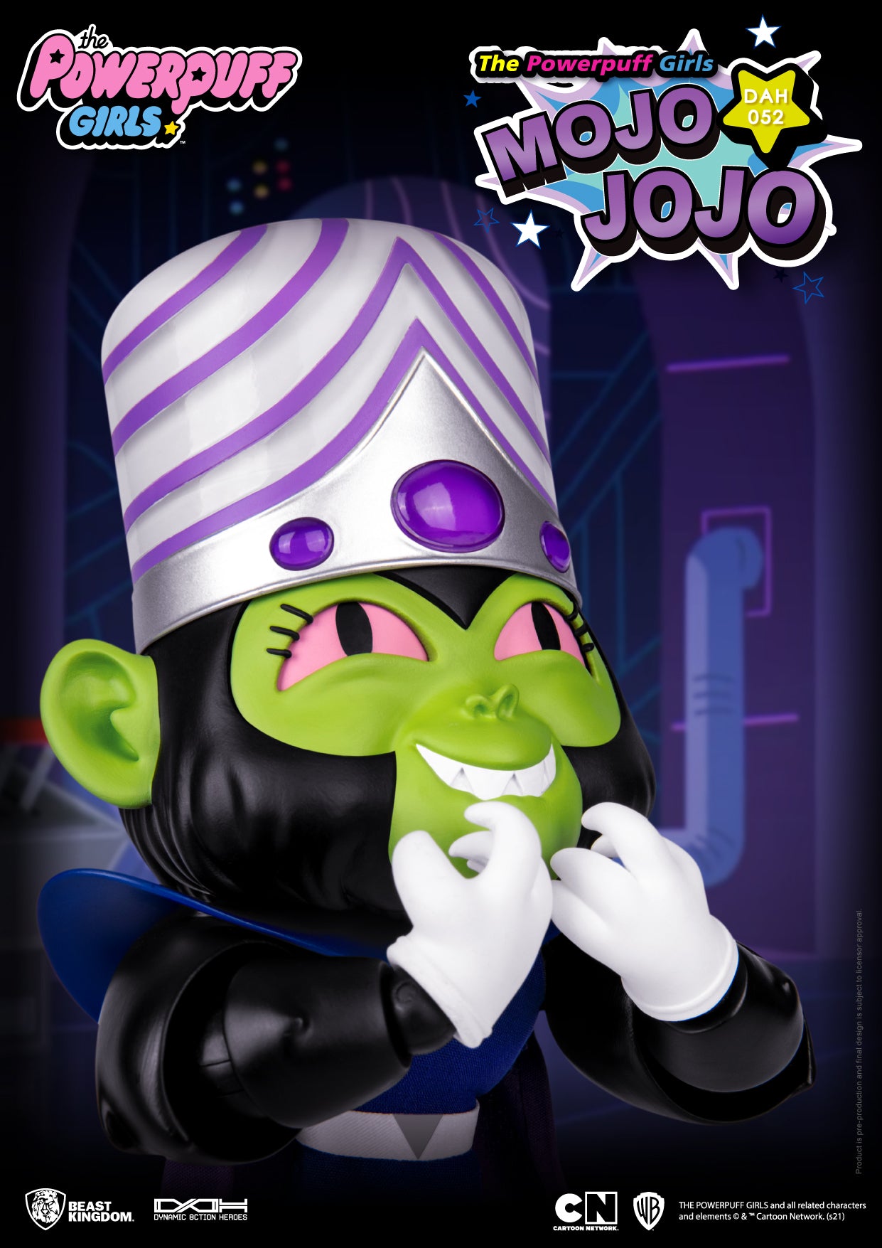 PRE-ORDER Dynamic 8action Heroes - Powerpuff Girls - Mojo Jojo