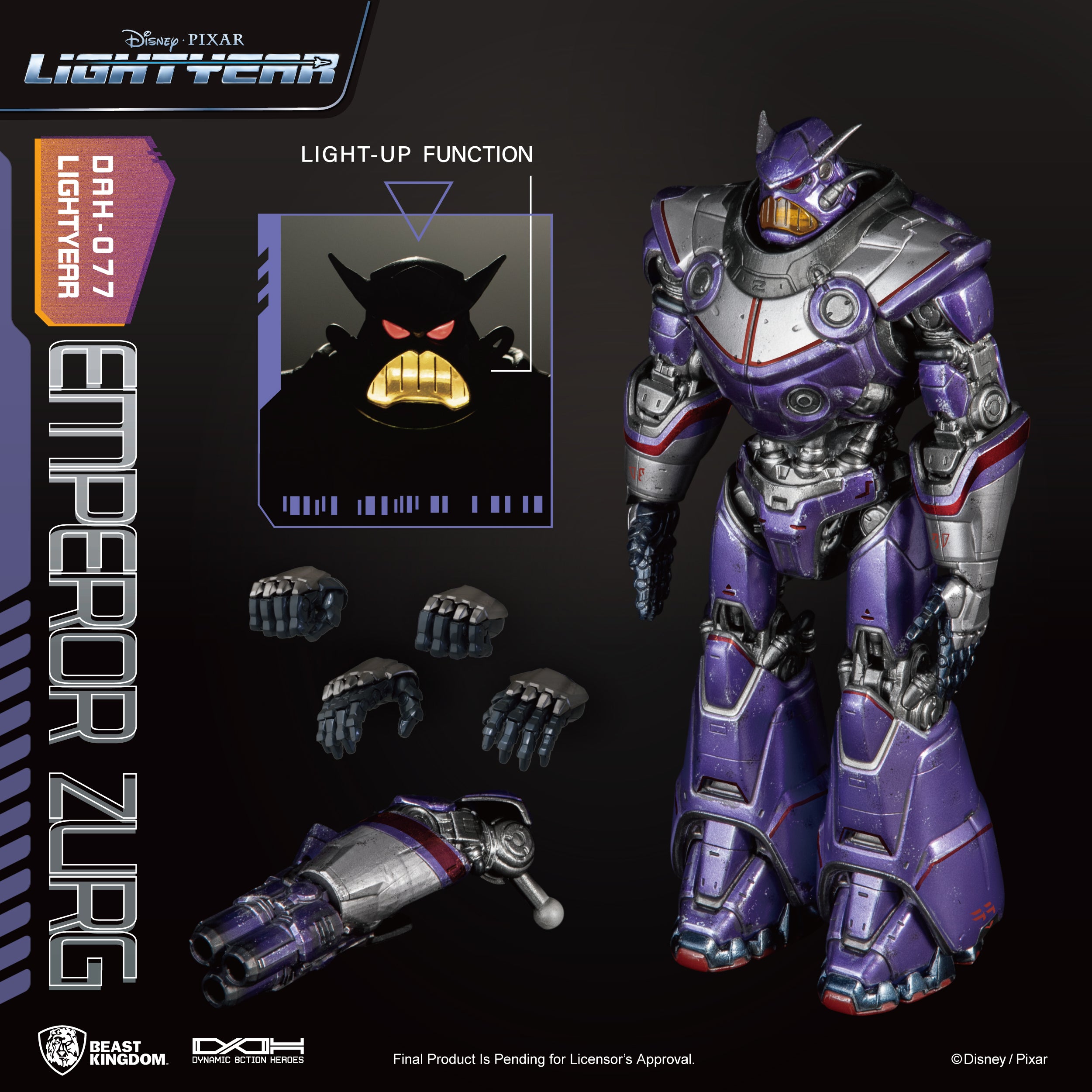 PRE-ORDER Dynamic 8action Heroes - Lightyear - Zurg