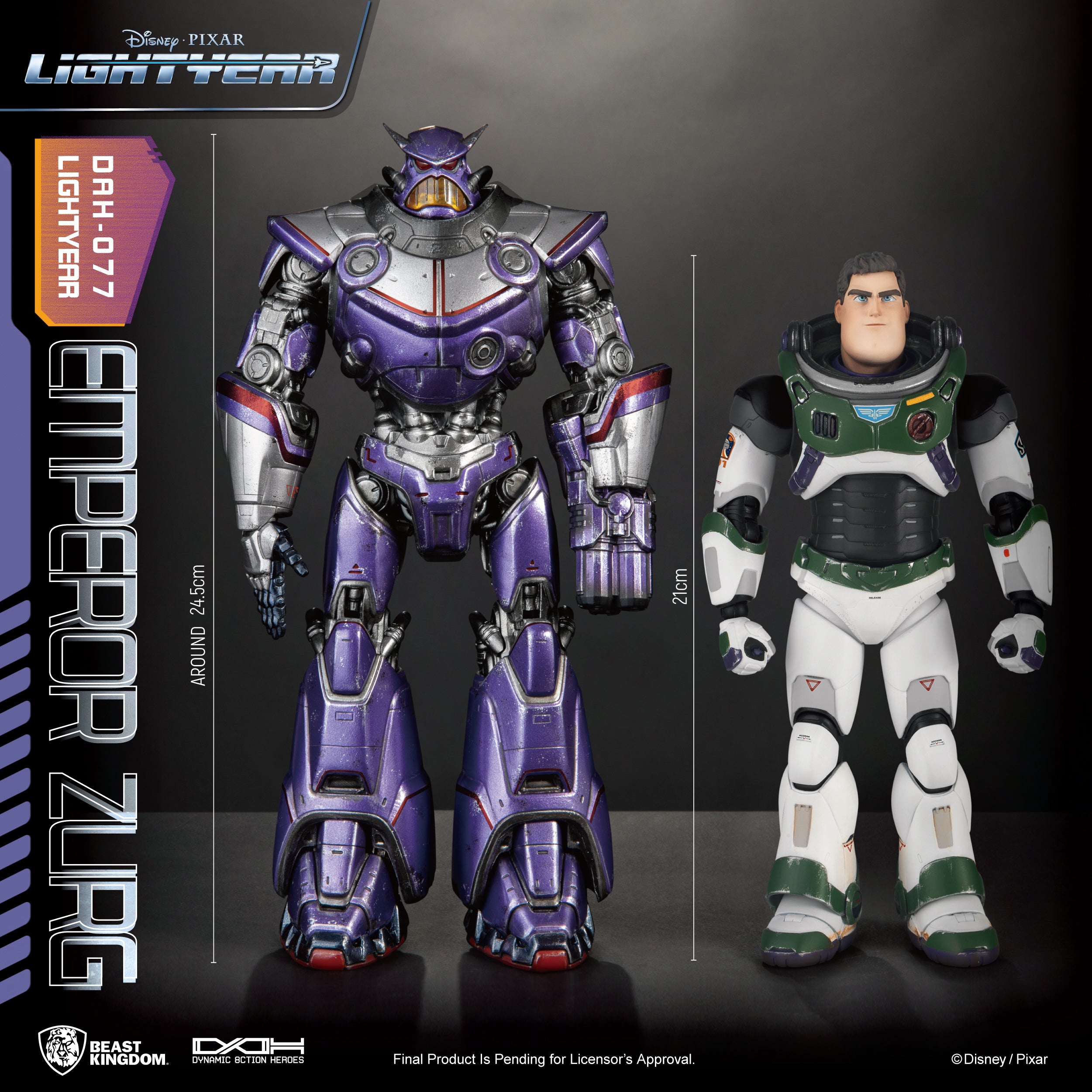 PRE-ORDER Dynamic 8action Heroes - Lightyear - Zurg