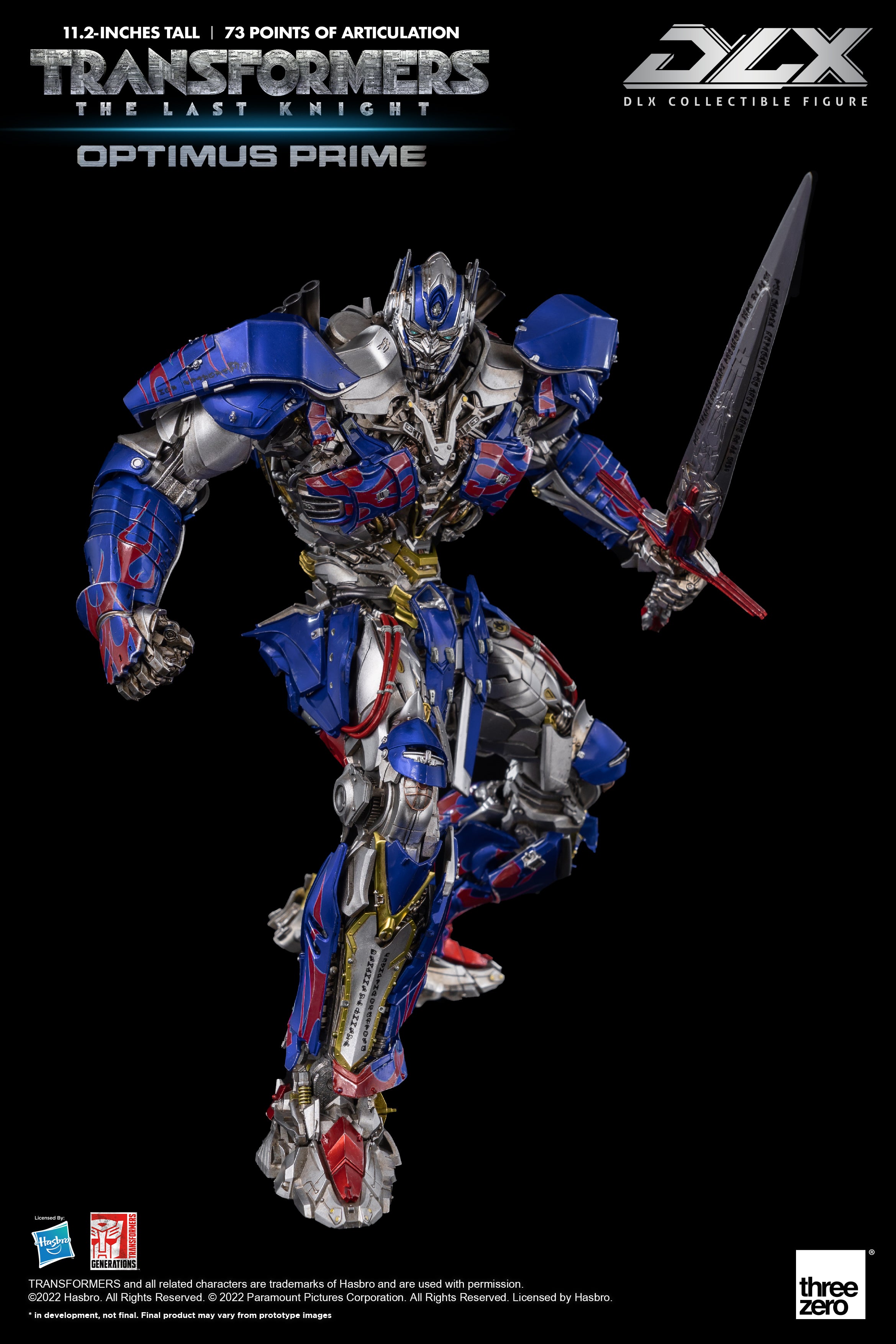 PRE-ORDER Transformers: The Last Knight – DLX Optimus Prime