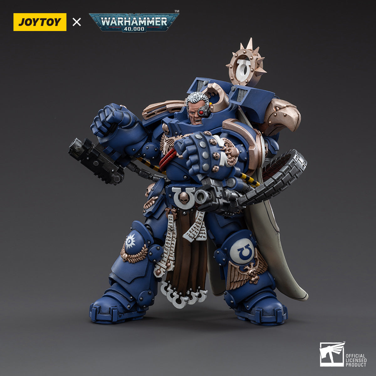 PRE-ORDER Warhammer 40K - Ultramarines - Chapter Master Marneus Calgar 1/18