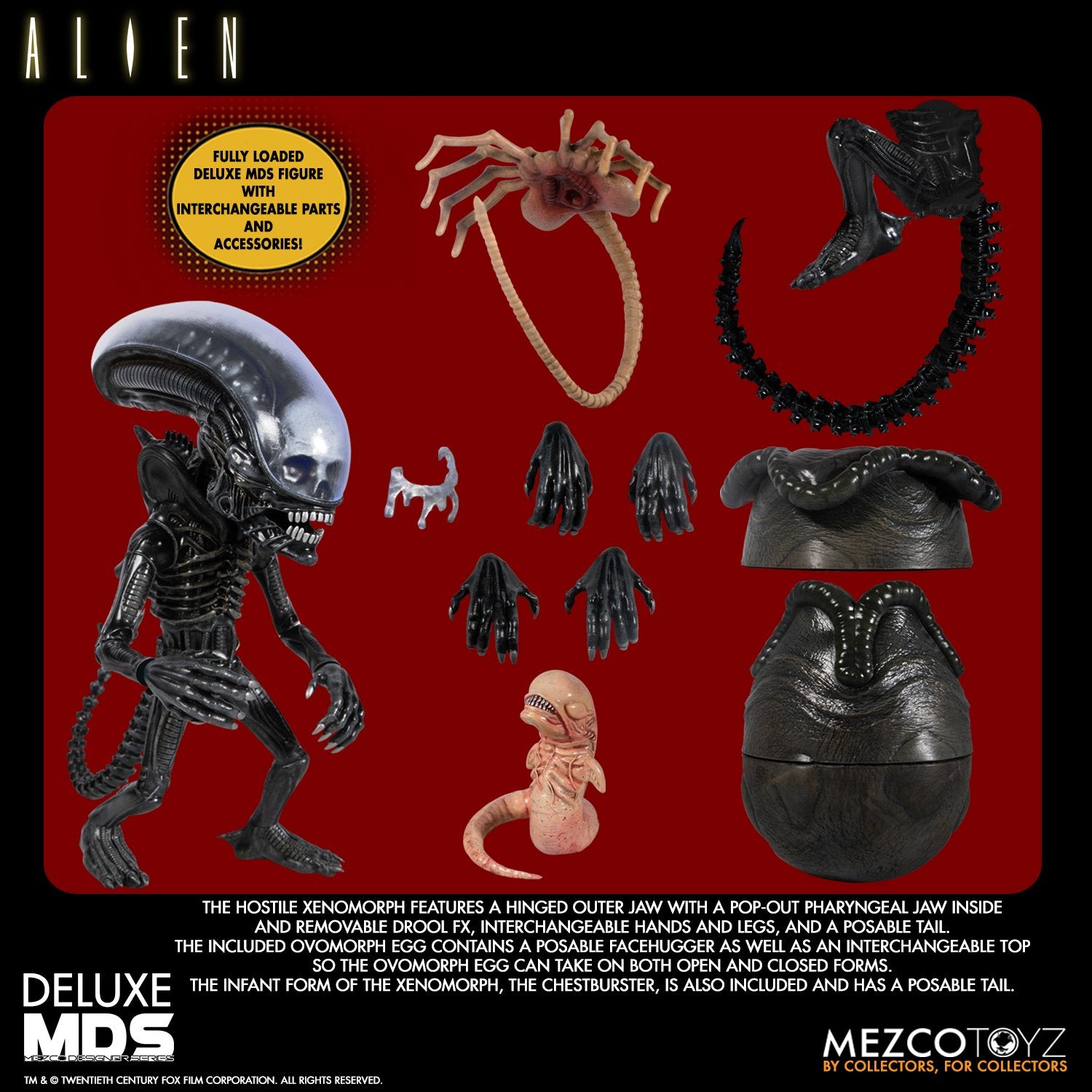 PRE-ORDER Mezco Designer Series - Deluxe Alien