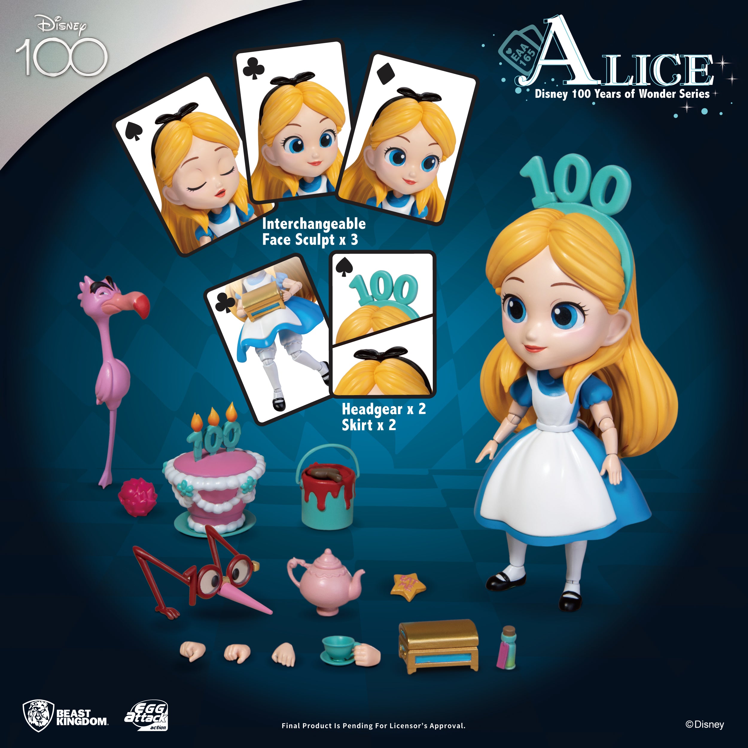 PRE-ORDER Egg Attack Action - Disney 100 Years of Wonder - Alice