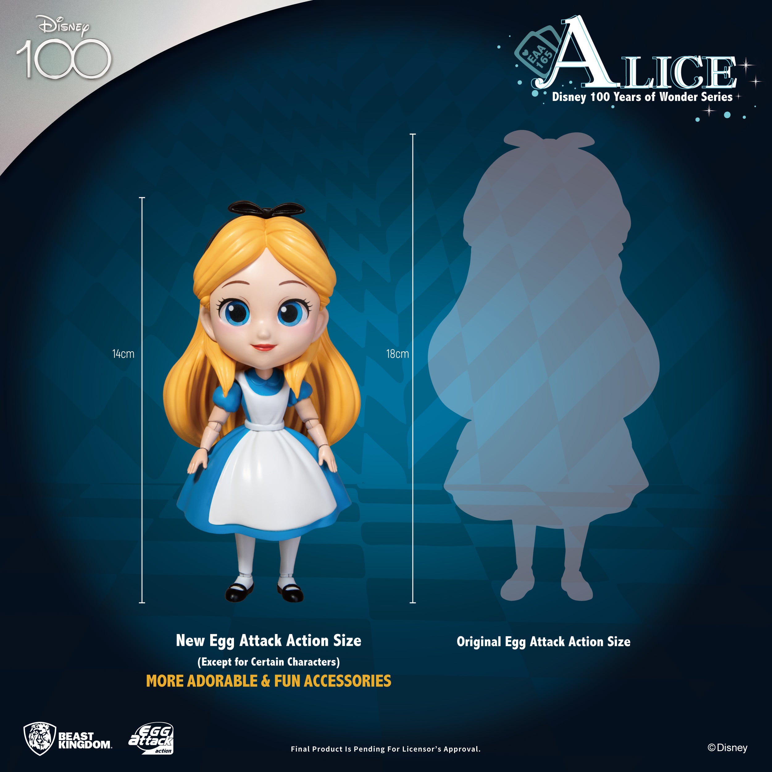 PRE-ORDER Egg Attack Action - Disney 100 Years of Wonder - Alice