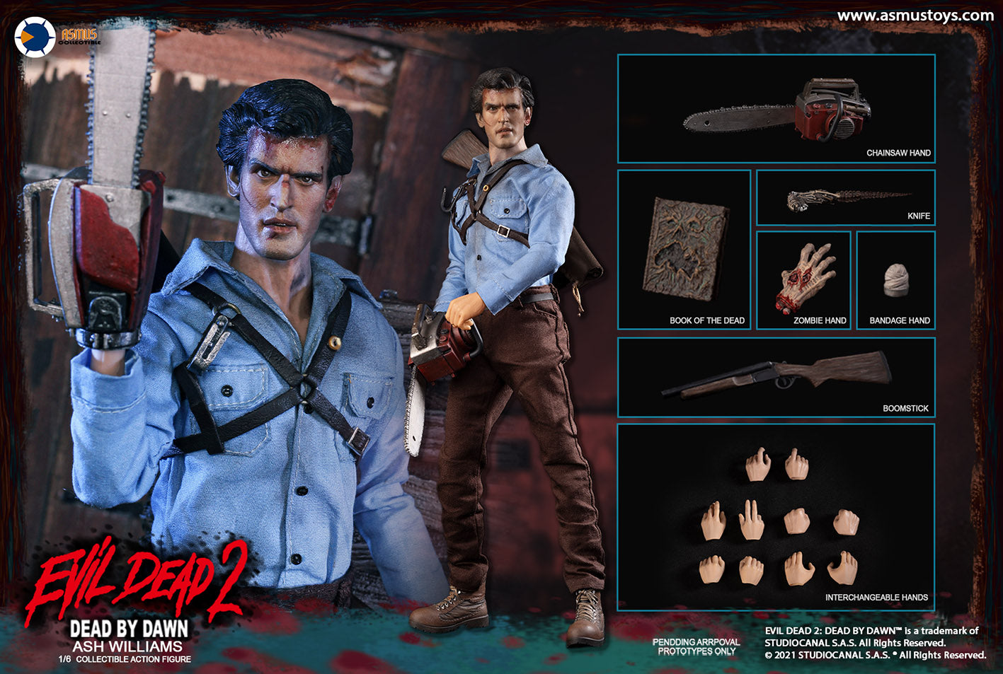 PRE-ORDER Evil Dead II - Ash Williams 1/6