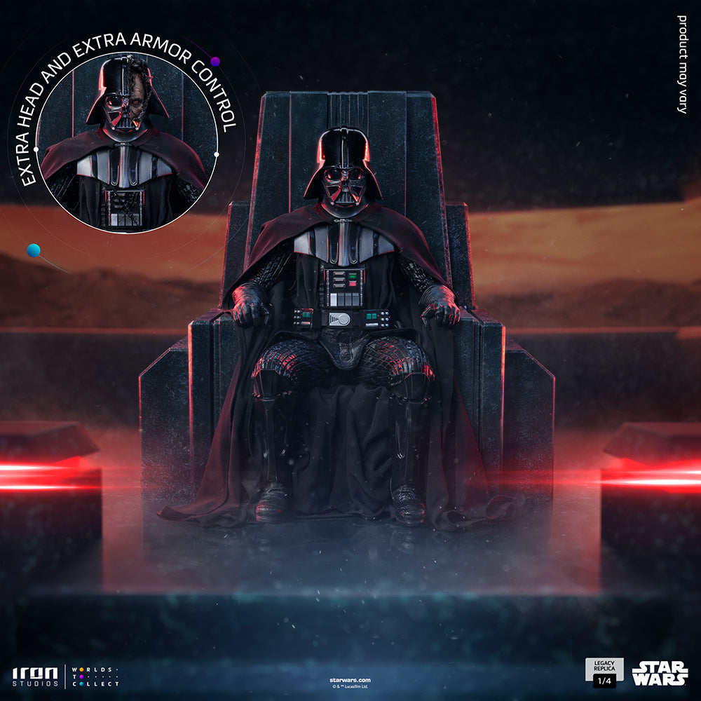 PRE-ORDER Star Wars Legacy Replica - Darth Vader on Throne 1/4