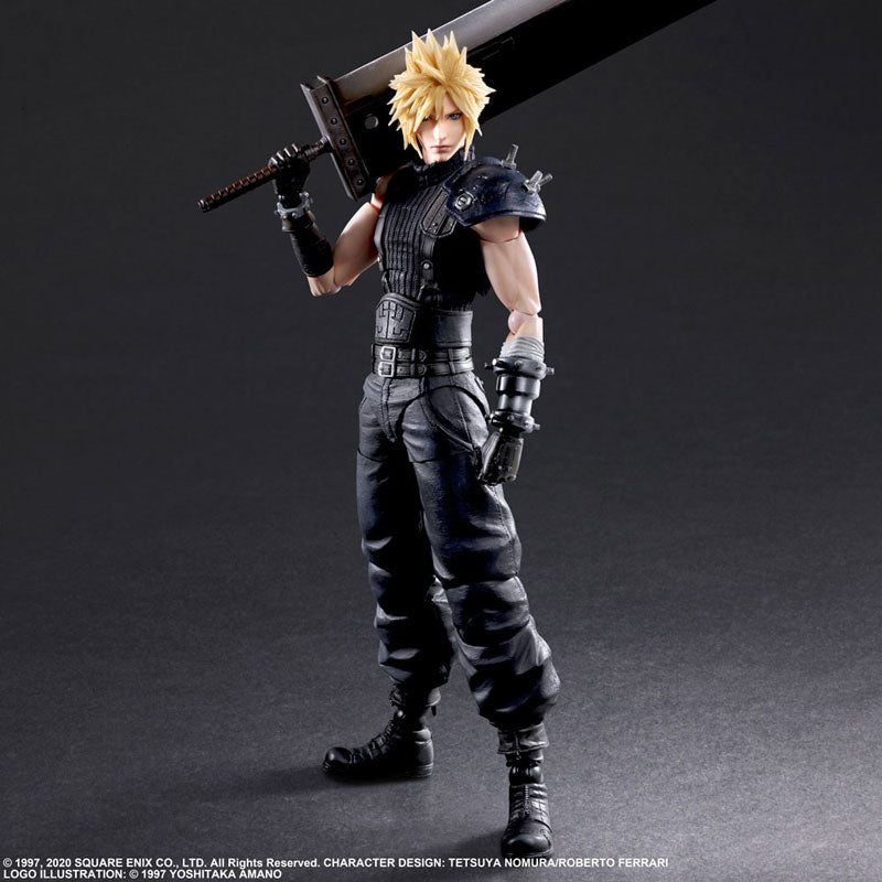 IN-STOCK Square Enix - PLAY ARTS Kai - Final Fantasy VII Remake - Cloud Strife: Ver. 2 [2nd Release]
