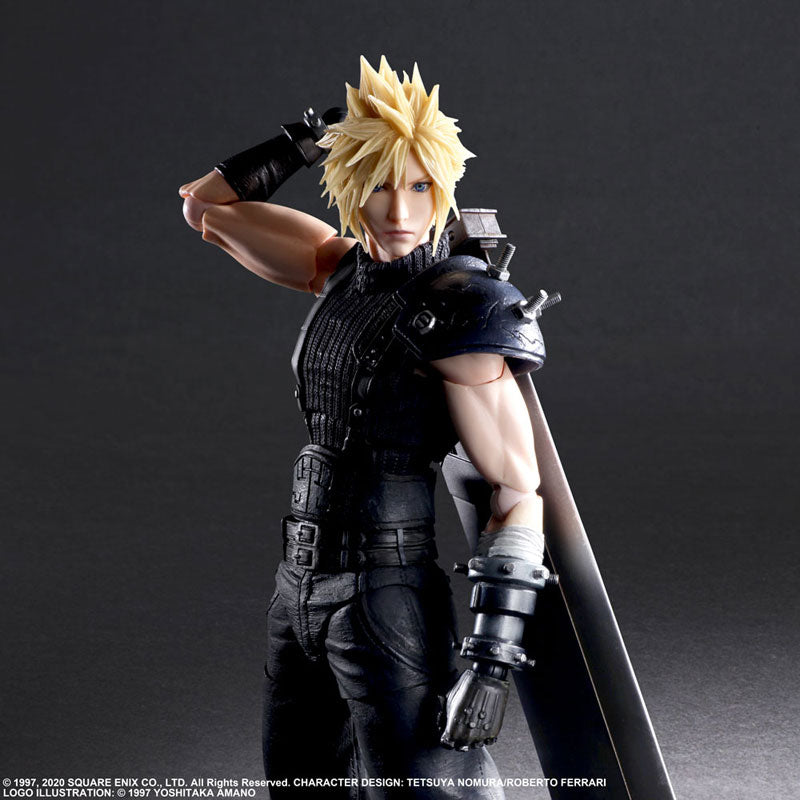 IN-STOCK Square Enix - PLAY ARTS Kai - Final Fantasy VII Remake - Cloud Strife: Ver. 2 [2nd Release]