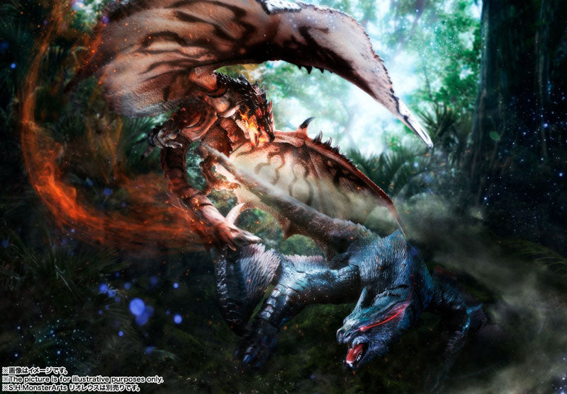 IN-STOCK Bandai - S.H.MonsterArts - Monster Hunter - Nargacuga