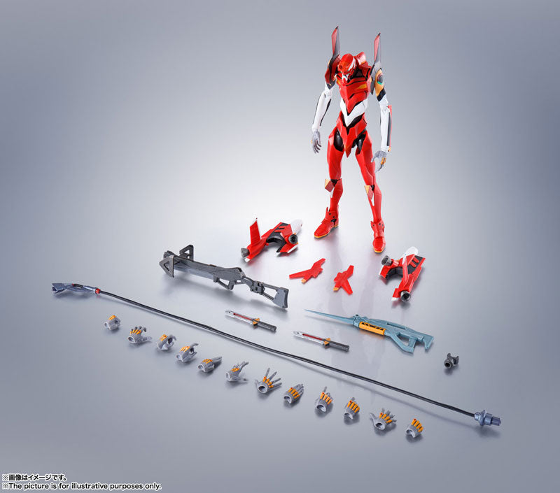 PRE-ORDER Robot Spirits [SIDE EVA] - Evangelion: 2.0 You Can [Not] Advance - EVA Unit-02 + Model S Equipment: New Movie Ver.