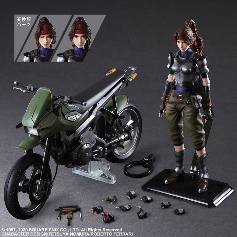 PRE-ORDER Play Arts Kai - Final Fantasy VII Remake - Jessie Raspberry and Bike Set