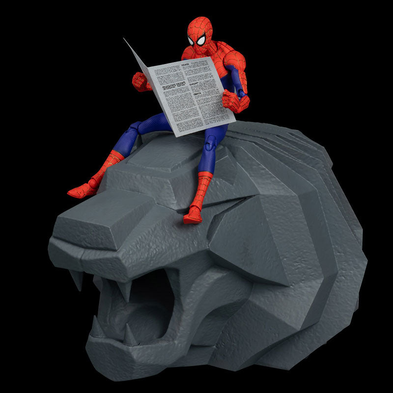 PRE-ORDER SV Action - Spider-Man: Into the Spider-Verse - Peter Parker/Spider-Man: With Statue