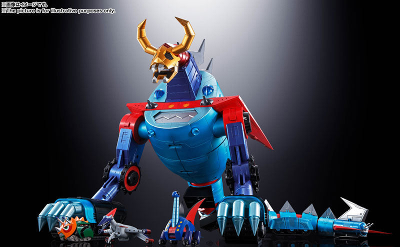 PRE-ORDER Soul of Chogokin - GX-100 - Gaiking: Legend of the Divine Demon-Dragon - Gaiking & Divine Demon Dragon