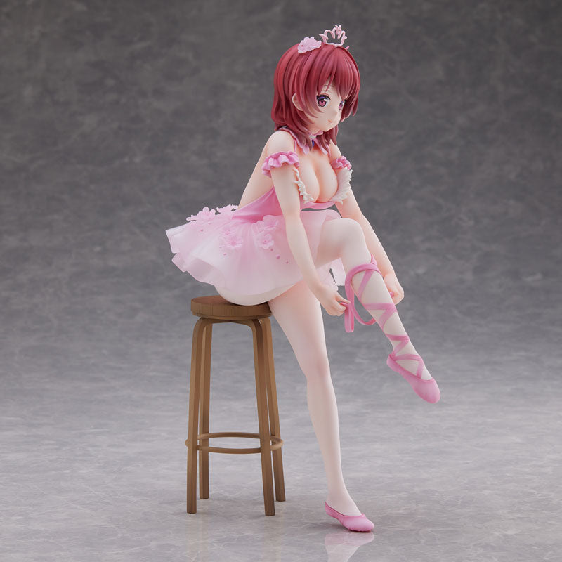 PRE-ORDER Anmi Illustration - Flamingo Ballet Group - Red-Hair Girl