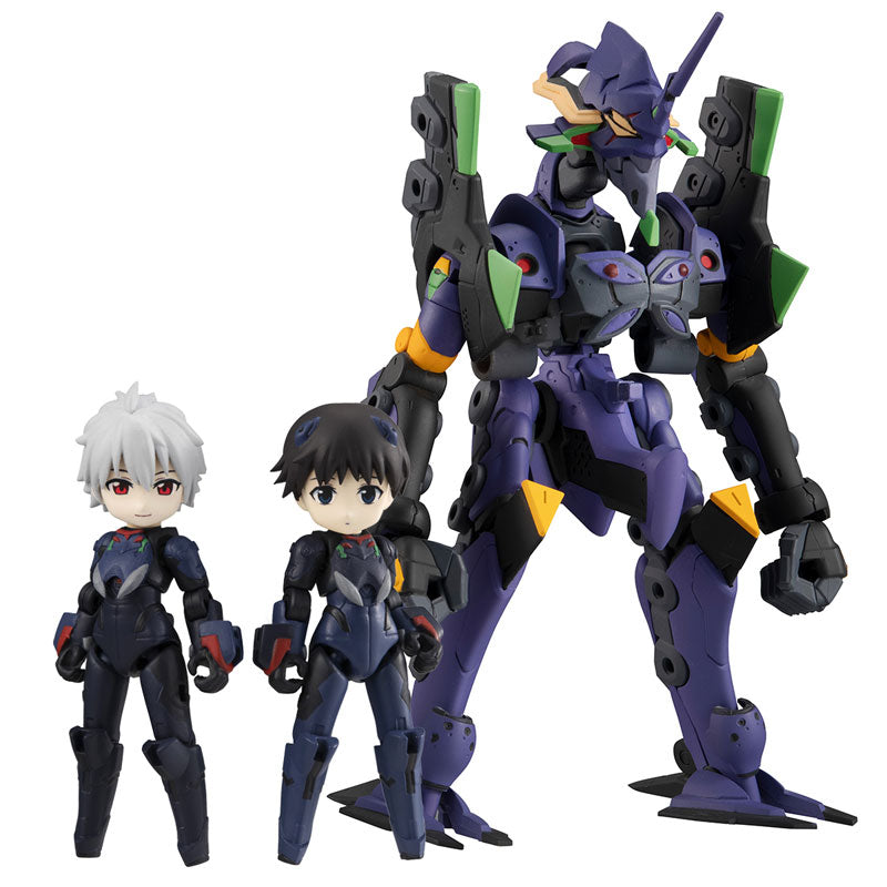 PRE-ORDER Desktop Army - Rebuild of Evangelion - Shinji Ikari, Kaworu Nagisa & EVA Unit-13 [EXCLUSIVE]