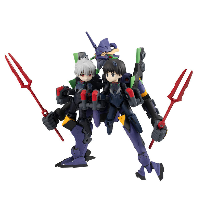 PRE-ORDER Desktop Army - Rebuild of Evangelion - Shinji Ikari, Kaworu Nagisa & EVA Unit-13 [EXCLUSIVE]