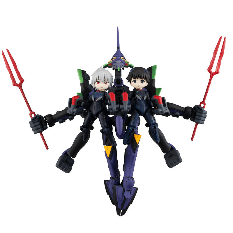 PRE-ORDER Desktop Army - Rebuild of Evangelion - Shinji Ikari, Kaworu Nagisa & EVA Unit-13 [EXCLUSIVE]