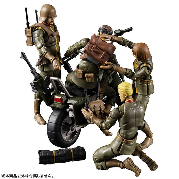 PRE-ORDER G.M.G. - Mobile Suit Gundam - Zeon Army 08 V-SP Normal Soldier & Zeon Army Soldier Motorcycle