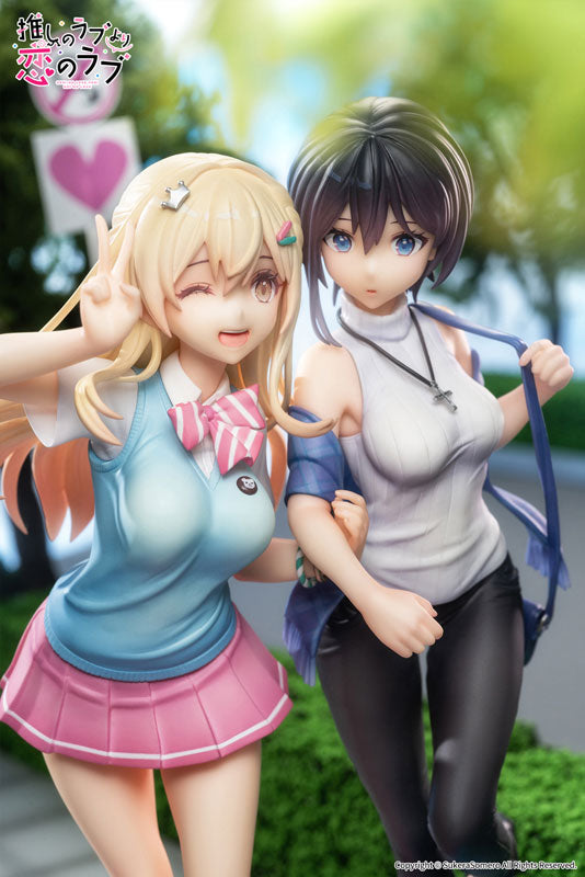 PRE-ORDER OshiRabu: Waifus Over Husbandos - Ren Furutachi & Akaru Hayahoshi 1/7