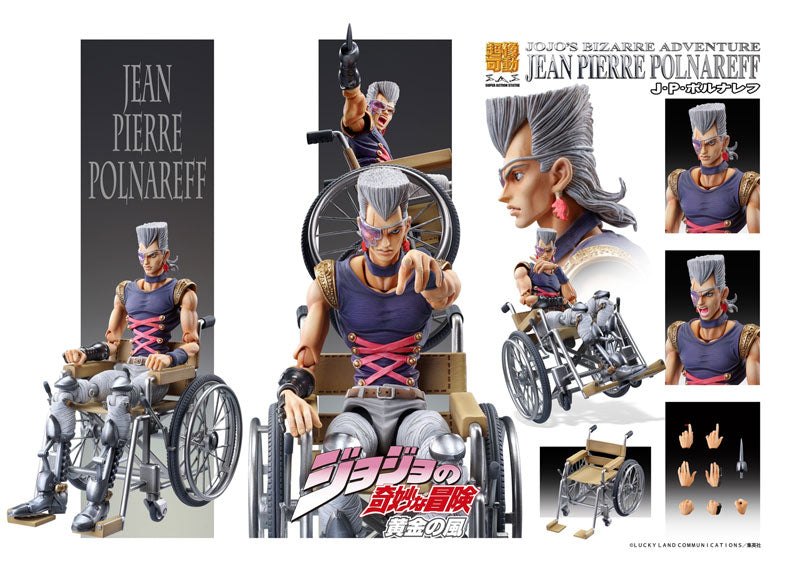 PRE-ORDER Super Action Statue #41 - JoJo's Bizarre Adventure: Golden Wind - J,P Polnareff [2nd Release]
