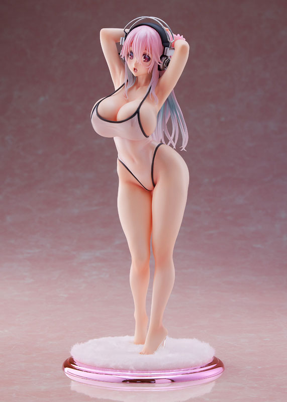 PRE-ORDER DreamTech - Super Sonico: White Swimsuit Style 1/7