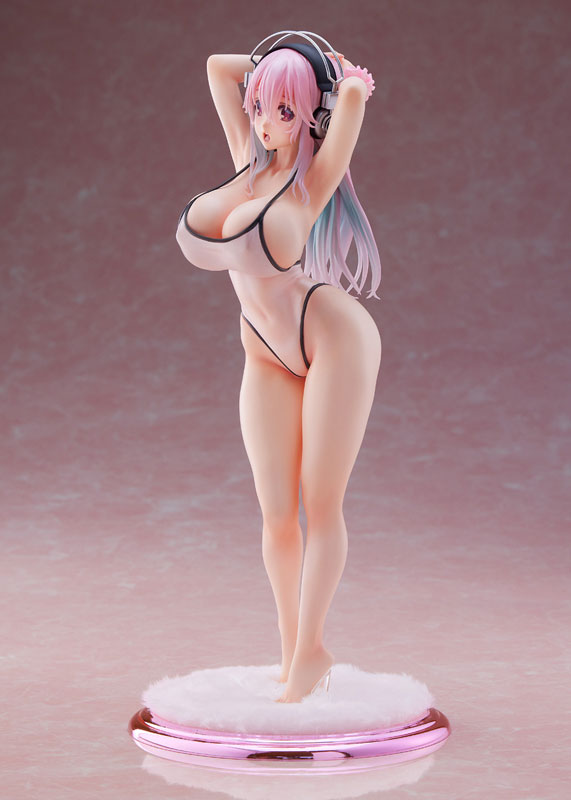 PRE-ORDER DreamTech - Super Sonico: White Swimsuit Style 1/7