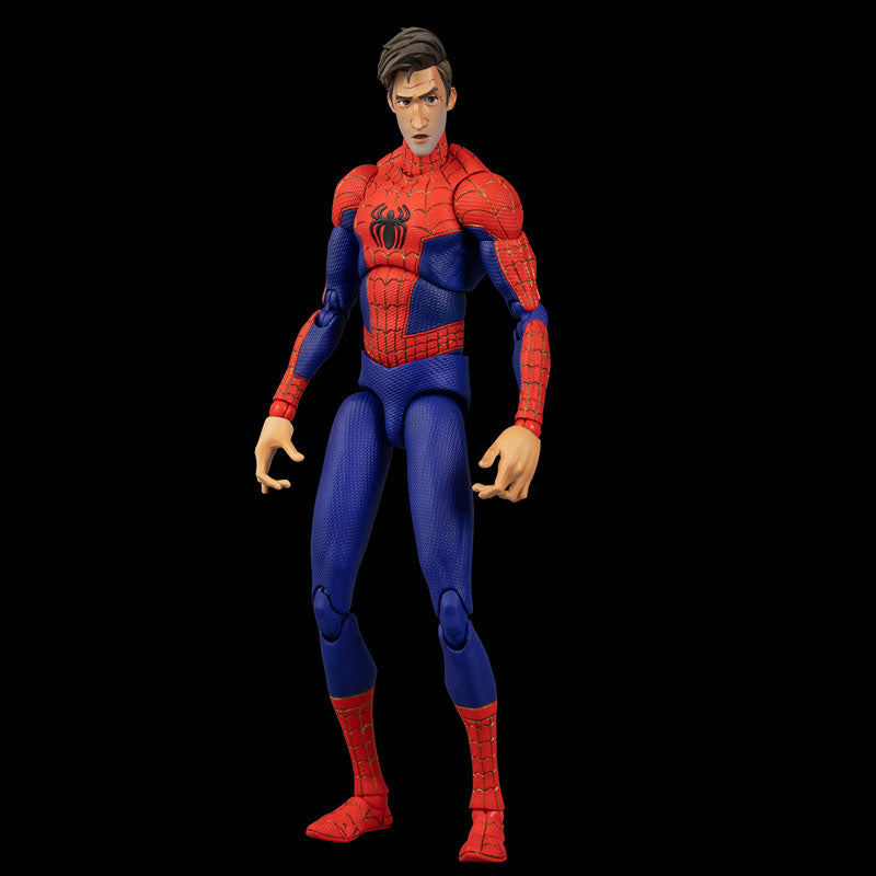 PRE-ORDER SV Action - Spider-Man: Into the Spider-Verse - Peter Parker/Spider-Man: With Statue [October 2022 Release]