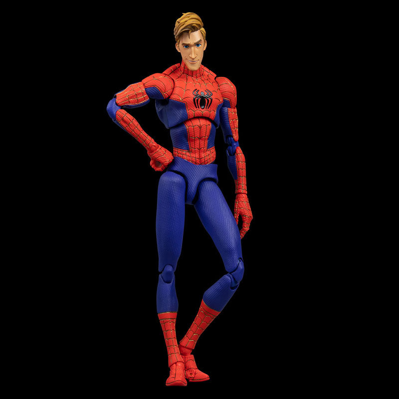 PRE-ORDER SV Action - Spider-Man: Into the Spider-Verse - Peter Parker/Spider-Man: With Statue [October 2022 Release]