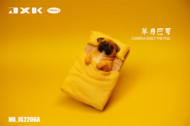 PRE-ORDER Pug Sleeping in Bed A/B/C/D