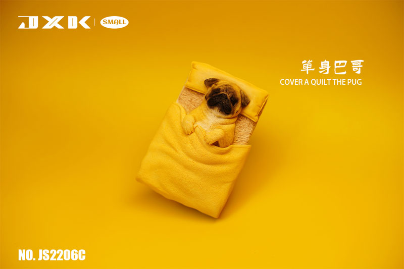 PRE-ORDER Pug Sleeping in Bed A/B/C/D
