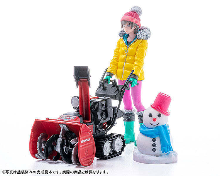 PRE-ORDER PLAMAX MF-62: minimum factory - Minori with Honda Small Snow Plow HSS1170n (JX)