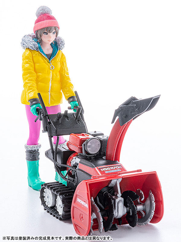 PRE-ORDER PLAMAX MF-62: minimum factory - Minori with Honda Small Snow Plow HSS1170n (JX)
