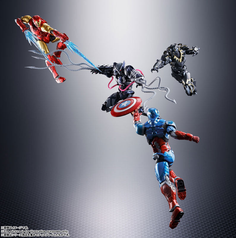 PRE-ORDER S.H.Figuarts - Tech-On Avengers - Venom Symbiote Wolverine