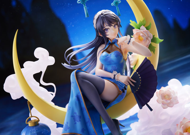 PRE-ORDER Rascal Does Not Dream of Bunny Girl Senpai - Mai Sakurajima: China Dress Ver. 1/7