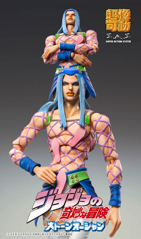 PRE-ORDER Super Action Statue #69 - Jojo's Bizarre Adventure: Stone Ocean - Narciso Anasui [2nd Release]
