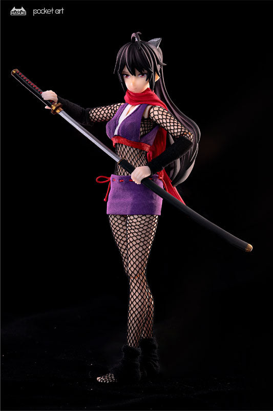 PRE-ORDER pocket art Series PA002 - Female Ninja Hagi 1/12