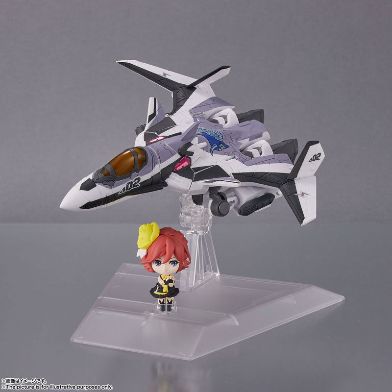 PRE-ORDER TINY SESSION - Macross Delta - VF-31J Siegfried (Messer Ihlefeld Custom) with Kaname Buccaneer