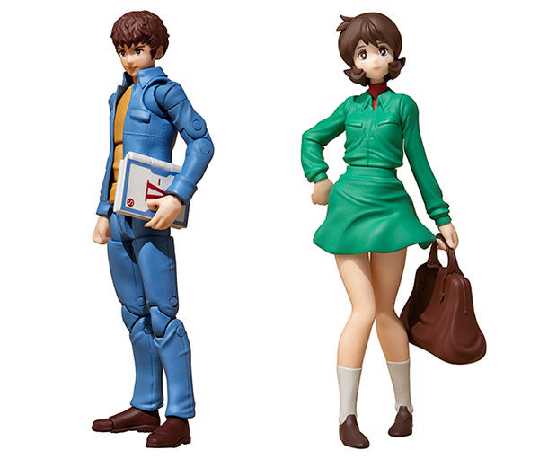 PRE-ORDER G.M.G. - Mobile Suit Gundam - E.F.G.F. 07 Amuro Ray & Fraw Bow