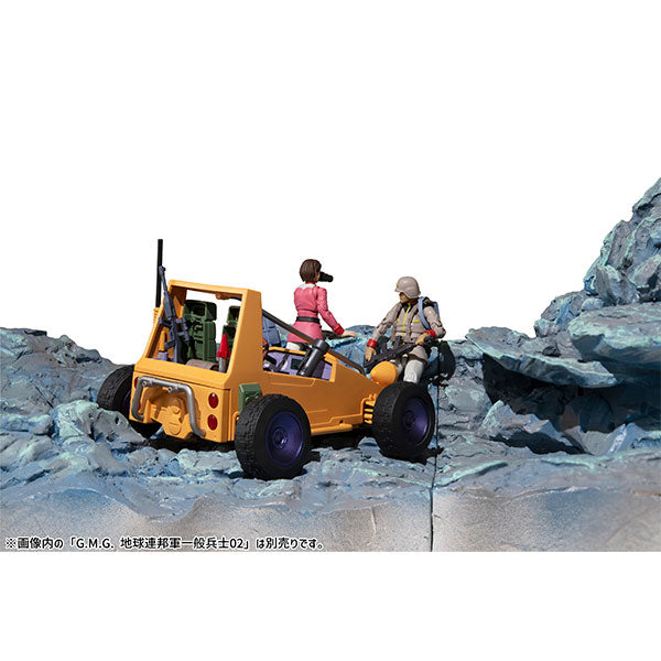 PRE-ORDER G.M.G. - Mobile Suit Gundam - E.F.G.F. 08V-SP Standard Soldier & E.F.G.F.'s Custom Buggy