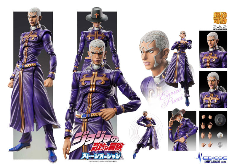 PRE-ORDER Super Action Statue #77 - Jojo's Bizarre Adventure: Stone Ocean - Enrico Pucci [2nd Release]