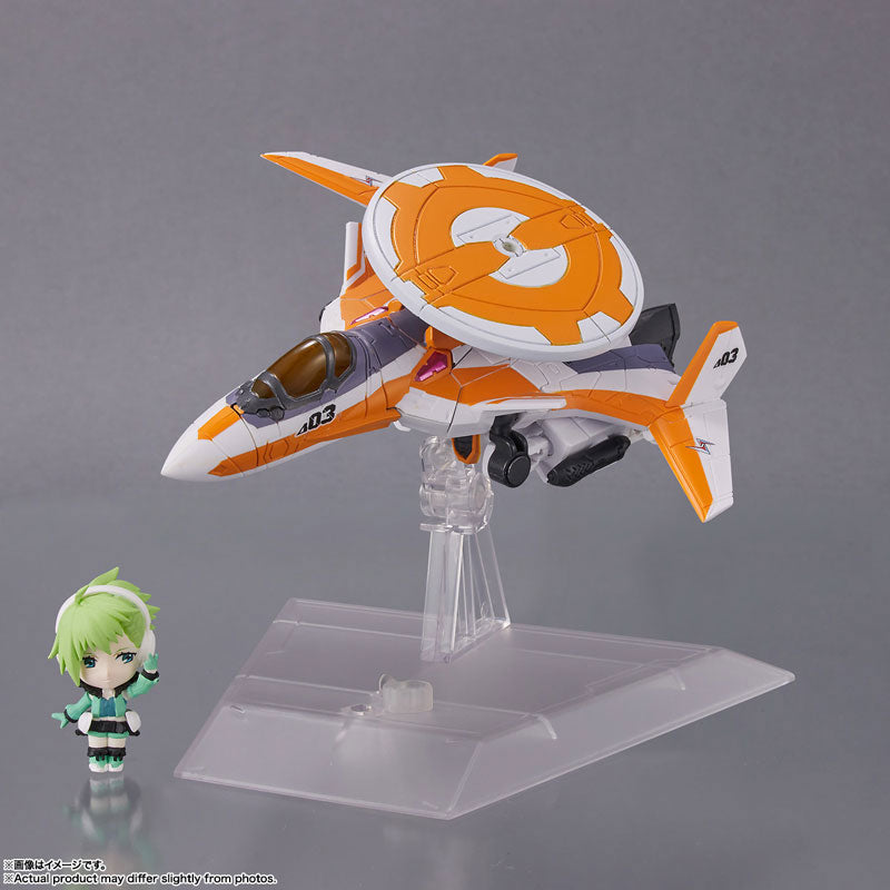 PRE-ORDER TINY SESSION - Macross Delta - VF-31E Siegfried (Chuck Mustang Custom) with Reina Prowler