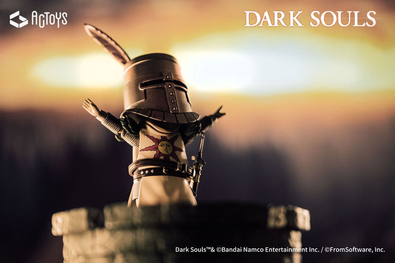 PRE-ORDER DARK SOULS Deformed Action Figure - Warrior of Sunlight Solaire [JP]